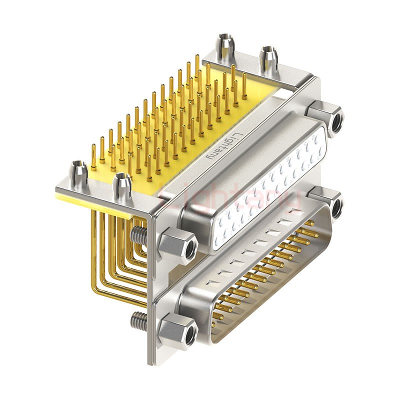 DR25 上公下母 間距15.88車針雙胞胎 D-SUB連接器