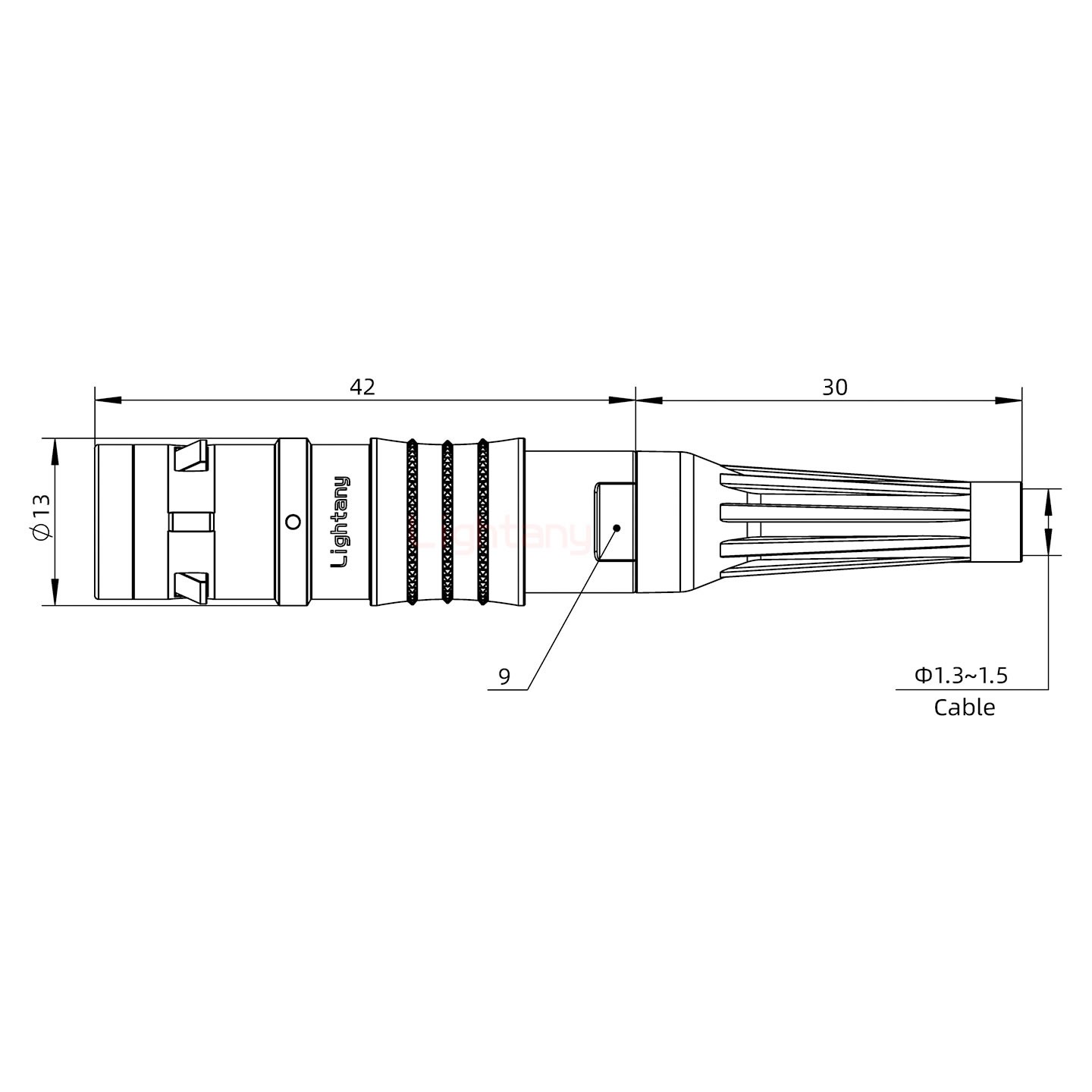 FGG.1K.002.CLAC15Z推拉自鎖帶護套直式插頭