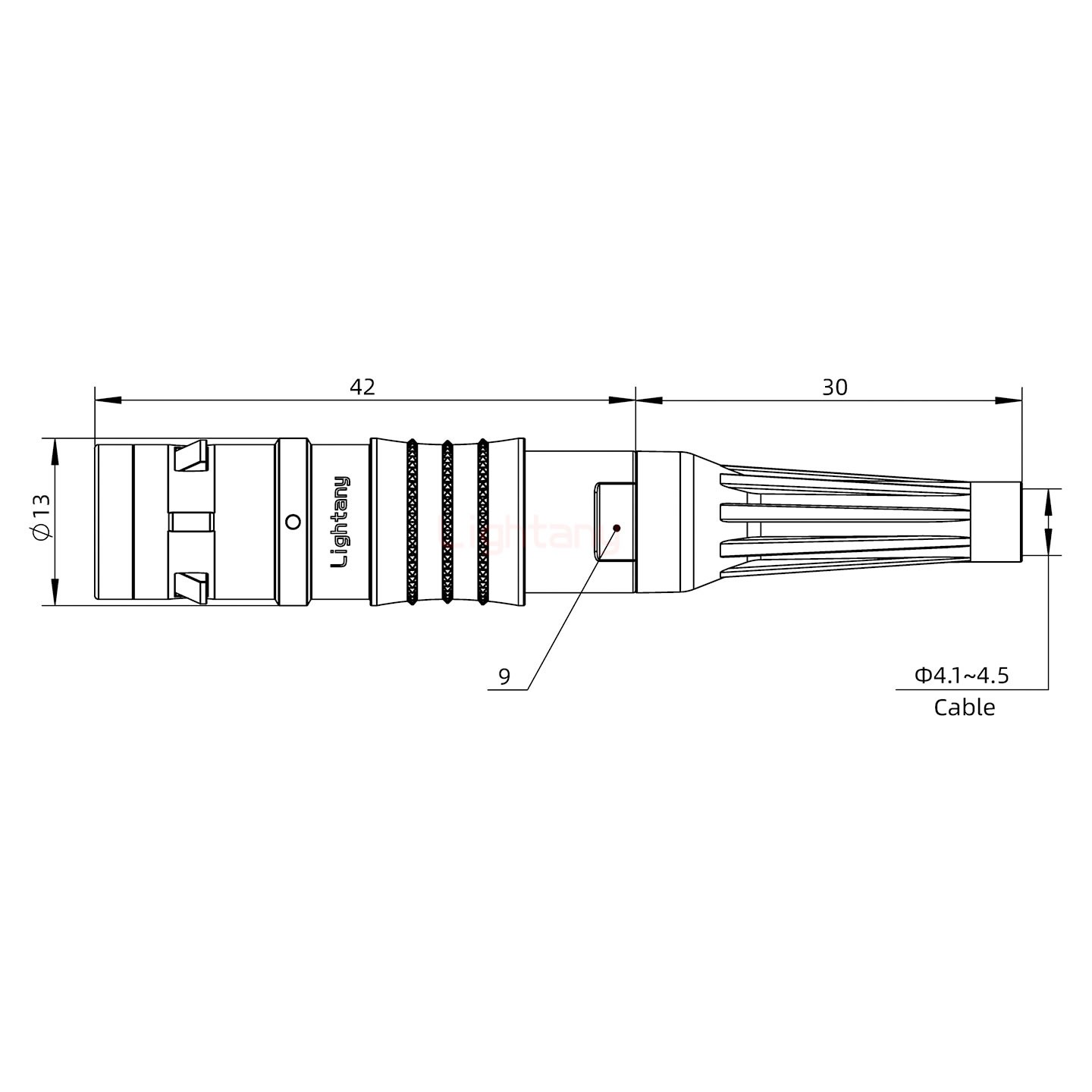 FGG.1K.006.CLAC45Z推拉自鎖帶護套直式插頭